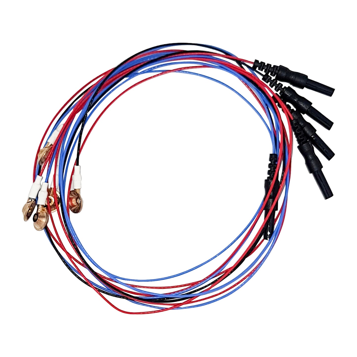 Roland - EEG Electrodes set, 10 mm cup 2 x red, 2 x blue, 1 x black (1000-316-301-D)